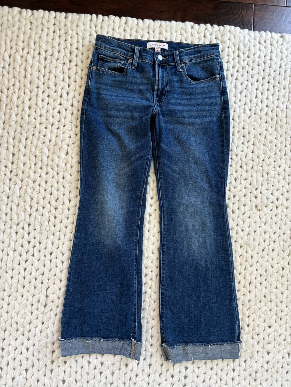 Lucky Brand Dark Indigo Flare Jeans